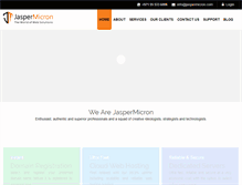 Tablet Screenshot of jaspermicron.com